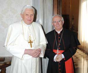 Pope Benedict XVI and Cardinal Antonio Canizares Llovera ("little Ratzinger")