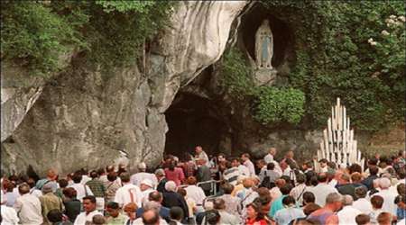The Apparition of Our Lady of Lourdes...