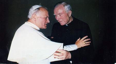 St John Paul II and Father Patrick Peyton