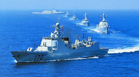 Chinese warships