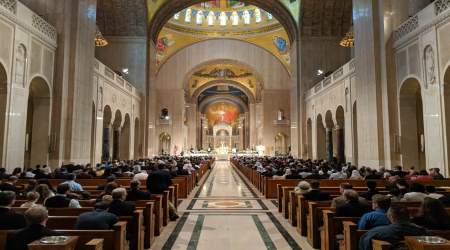 Pontifical High Mass with Archbishop Sample in Washington, DC...