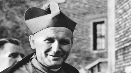 Cardinal Karol Wojtyla, later Pope John Paul II, in 1978.