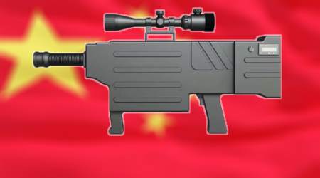 Chinese laser rifle