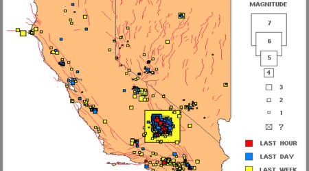 usgs recent earthquakes in california and nevada