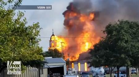 church fire