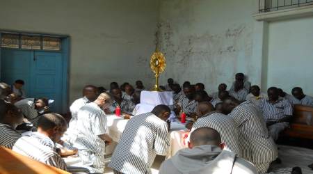 Eucharistic Adoration in prison