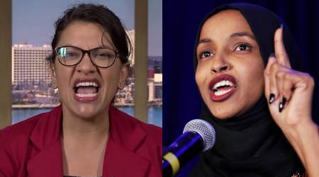 Congresswomen Rashida Tlaib (D-MI) and Ilhan Omar (D-MN)