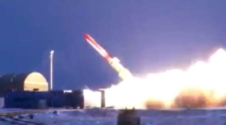 Russian missile test