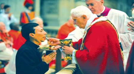 Communion on the Tongue