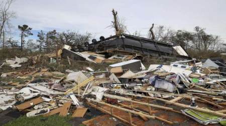 damage from Hurricane Laura