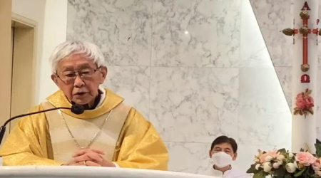 Cardinal Zen Offers Mass