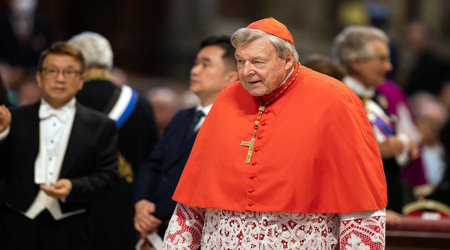 Cardinal George Pell at the August 2022 Consistory of Cardinals