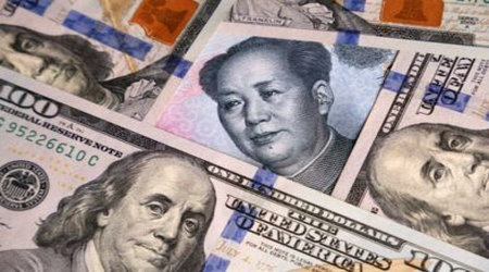 yuan and dollars