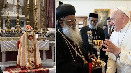 His Holiness Baselios Marthoma Mathews III and Pope Francis