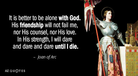 Joan of Arc quote