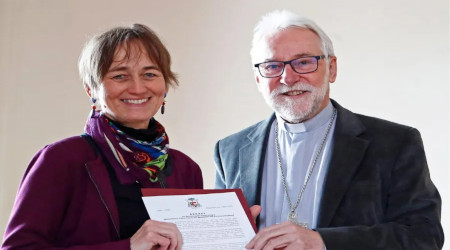 Bishop Josef Marketz and new ‘episcopal vicaress’