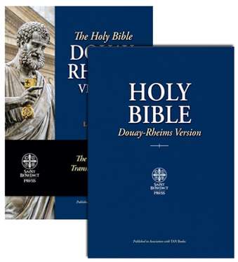 The Catholic Douay-Rheims Bible - Paperback - Large Print